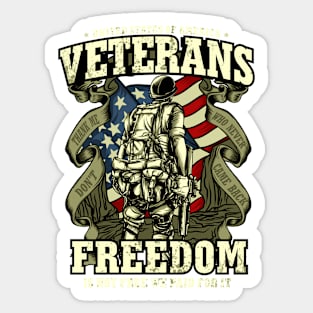 Veterans Freedom Sticker